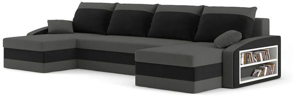 Expedo Canapea extensibilă în formă de U EVELYN 2,300x75x140,haiti 14/haiti 17,dreapta
