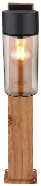 Stalp mic pentru exterior design industrial IP44 Etsi maro, negru