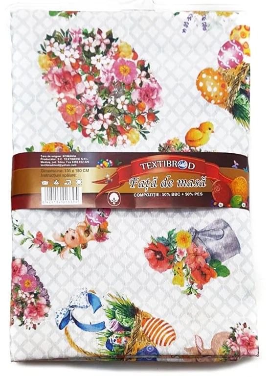 FATA DE MASA PASTE 135X180 CM, 50% BUMBAC, MULTICOLOR