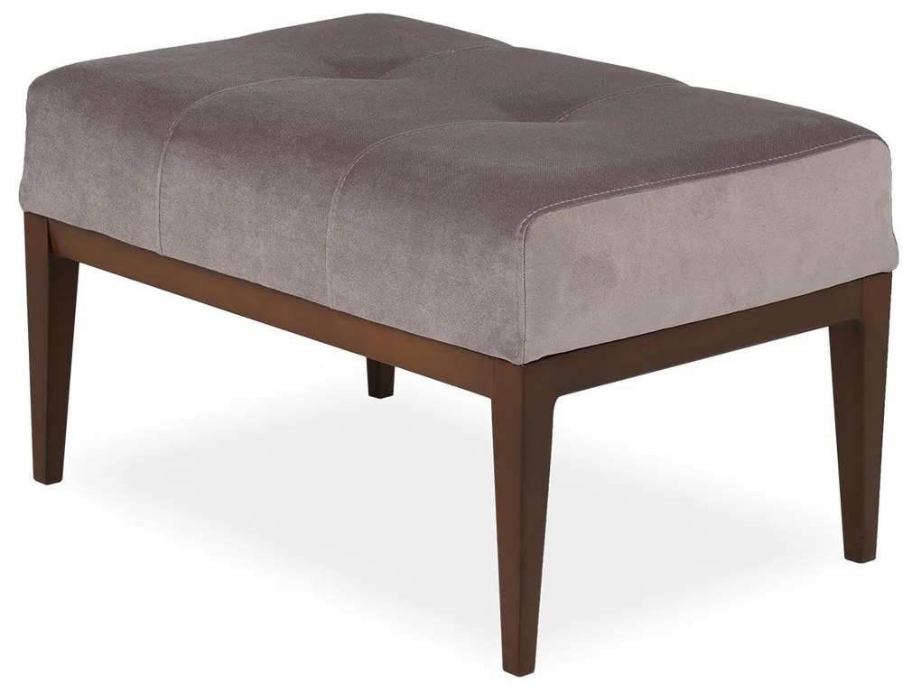 Taburet tapițat Design - Ecru