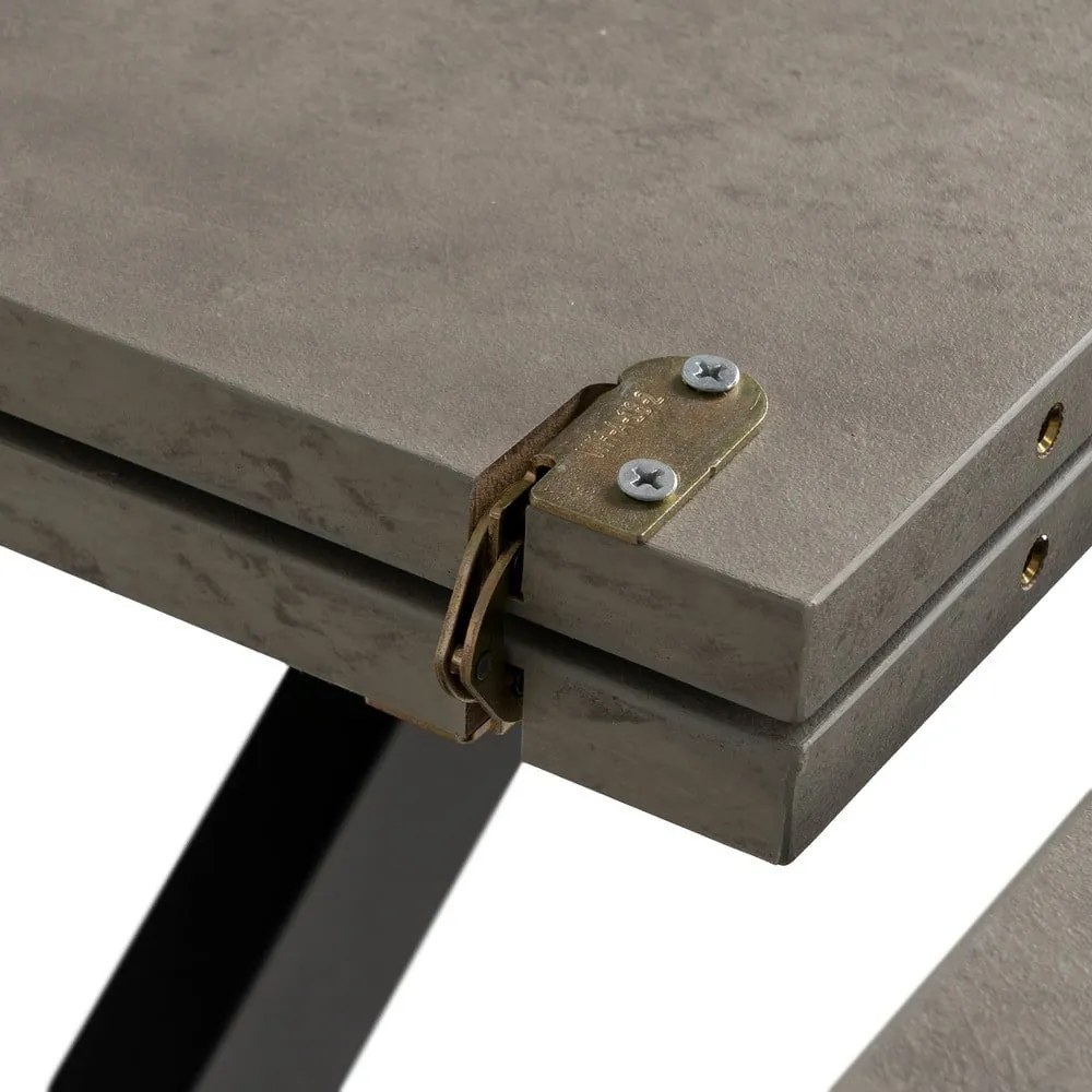 Masă de dining rotundă extensibilă cu blat suplimentar ø 120 cm Rocía – Ixia