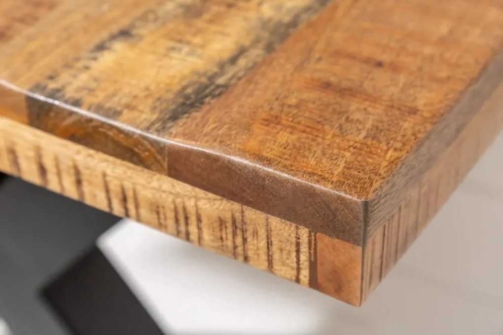 Masa design industrial Iron Craft X II 240cm Mango A-6540057 VC