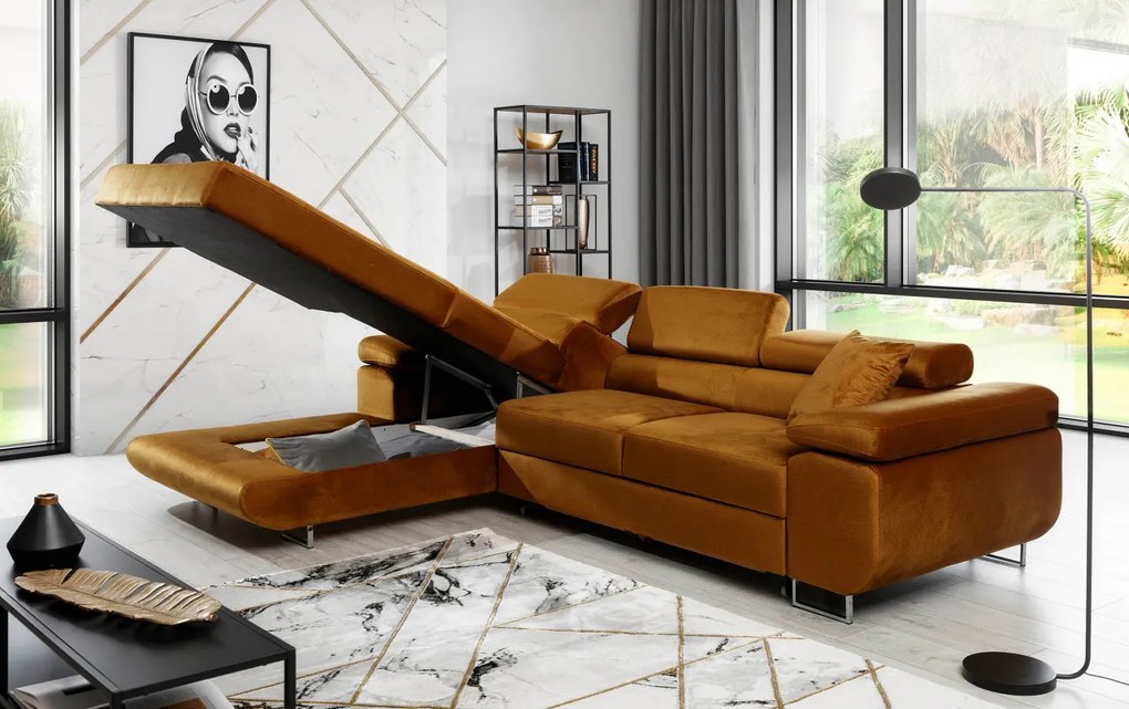 Coltar extensibil Armando pe stanga Monolith 48
