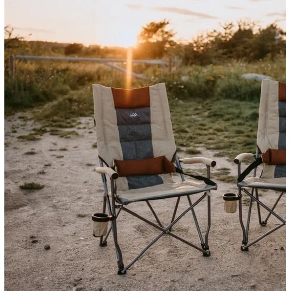 Scaun pliabil de drumeție maro