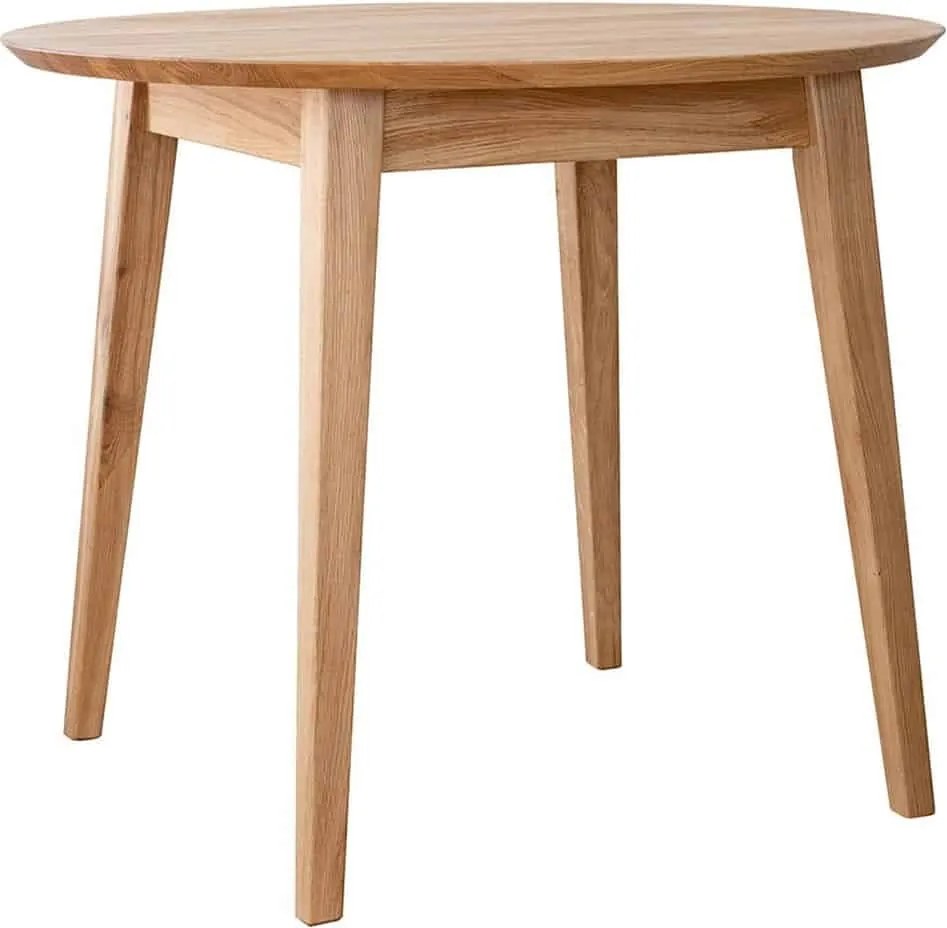 Masă stejar masiv Dining Oscar Rotundă
