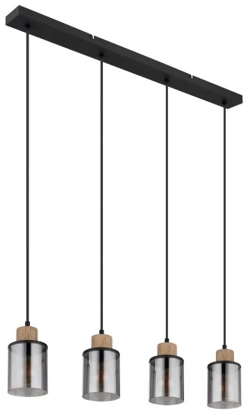 Lustră pe cablu REID 4xE27/15W/230V Globo 15707-4H