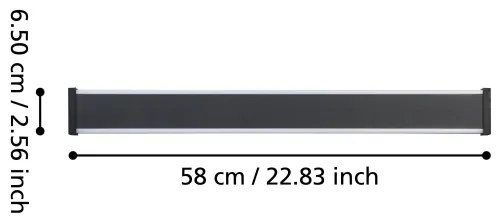 Aplică LED de exterior Eglo 900677 NEVIANO 2xLED/7W/230V 3000K IP55