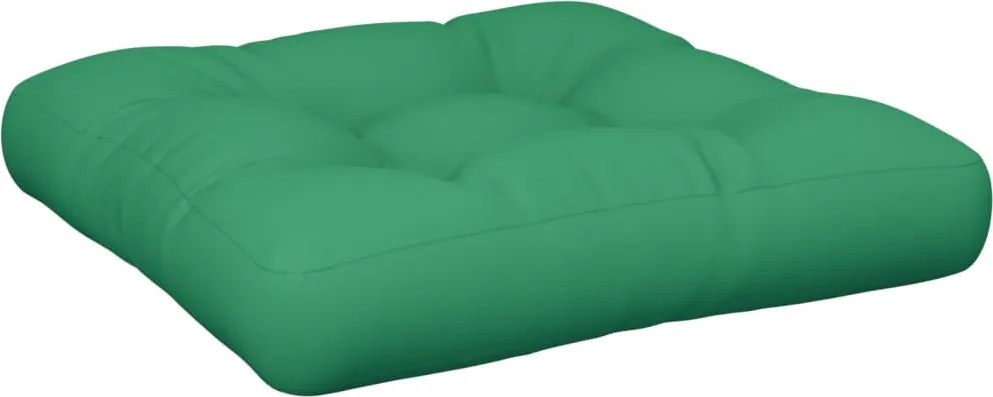 vidaXL Pernă de paleți, verde, material textil