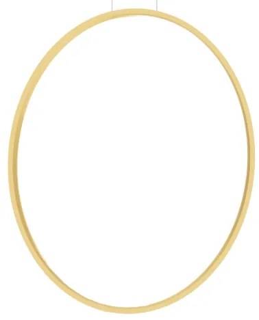 Lustr LED SATURNO 46W, 80 cm, IP44, auriu, cu cablu