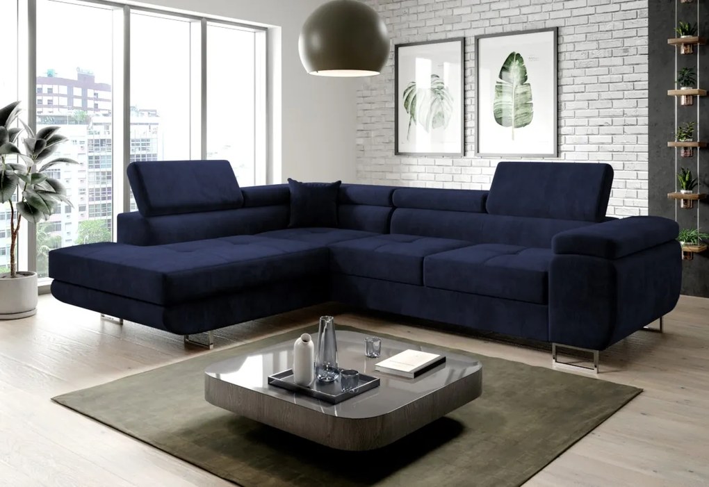 Supermobel Coltar SELVA, 275x90x202, sawana 14/soft 11, dreapta