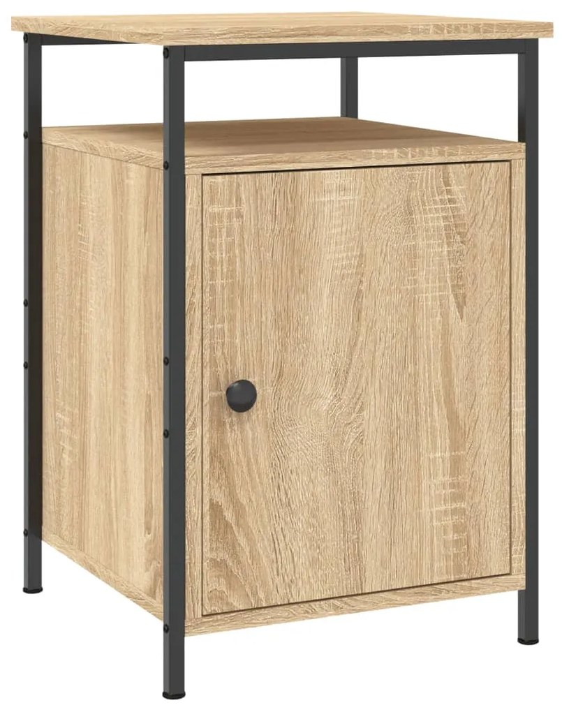 vidaXL Noptieră, stejar sonoma, 40x42x60 cm, lemn prelucrat