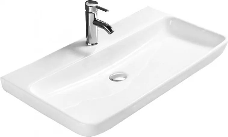 Mexen Lili chiuvetă deasupra blatului 81 x 47 cm, albă - 21138100