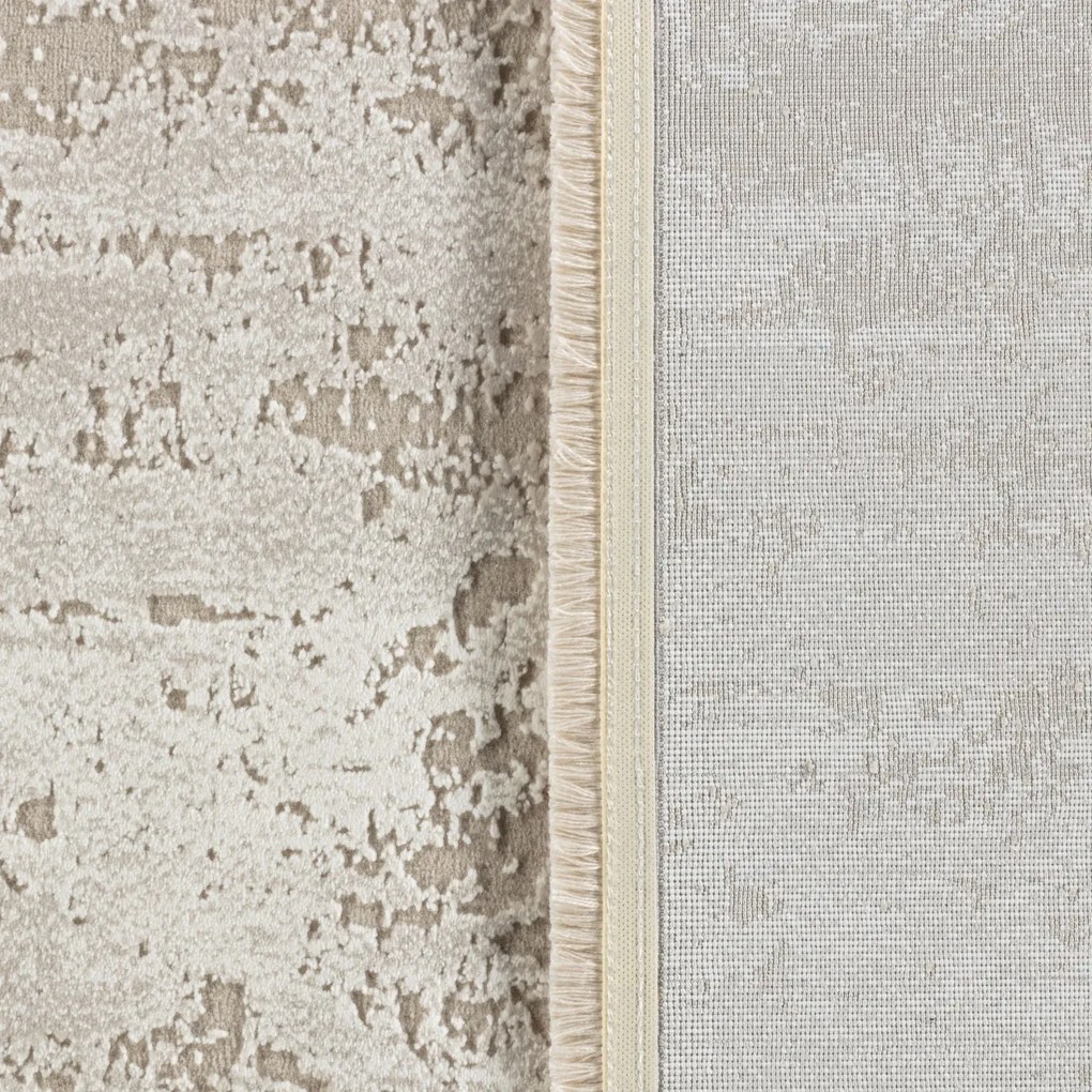 Covor Modern Living , Dormitor Dreptunghiular Anemon F032A Crem Bej (Alege dimensiunea: 100 x 200)