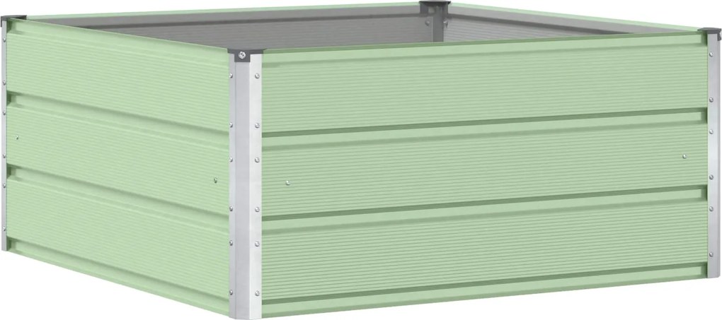 vidaXL Jardinieră Verde Pastel 100 x 100 x 45 cm Oțel