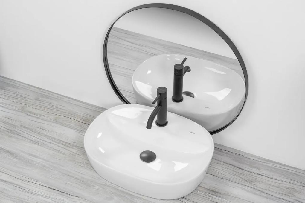 Lavoar Carina alb ceramica sanitara - 50 cm
