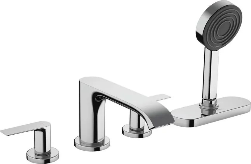 Baterie cada - dus Hansgrohe Vivenis cu 4 elemente si sBox crom lucios