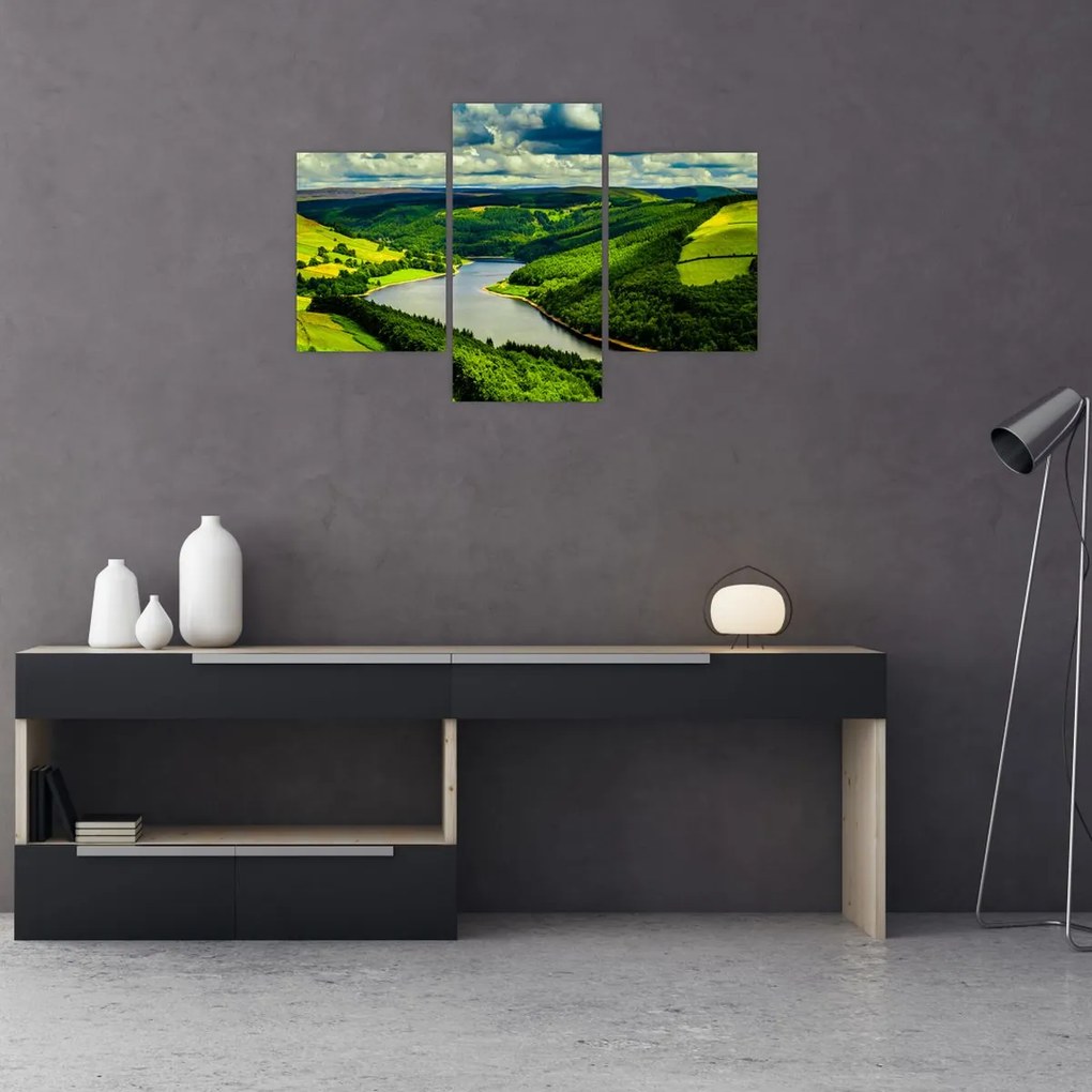 Tablou - Peisaj verde (90x60 cm)