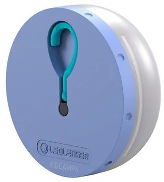 Ledlenser KIDCAMP6 RAINBOW - Lampă LED portabilă cu intensitate reglabilă, alimentare 3xAAA, IP44, albastru
