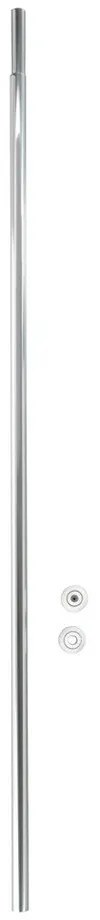 Bară pentru perdea de duș argintie 110 - 185 cm – Wenko