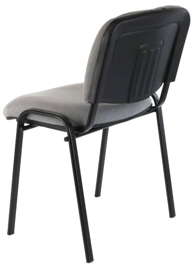 Scaun de conferinta Viva N, picioare negre, gri