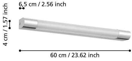 Eglo 98443 - Lumină LED pentru oglindă de baie TRAGACETE LED/16W/230V IP44