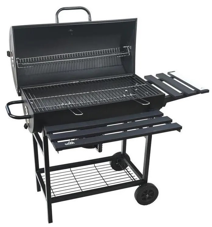 Grătar pe cărbune, negru