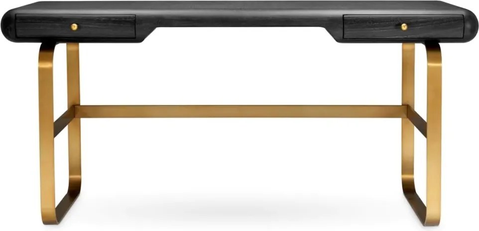 Birou Design LUX, Furnir Stejar, Gri Carbune, Nathaniel