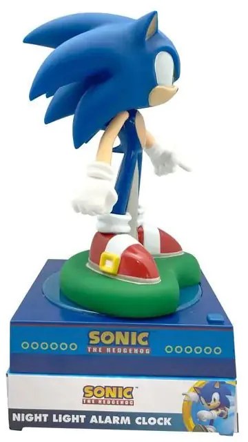 Sonic Ariciul 3D lampa de noapte și ceas desteptător