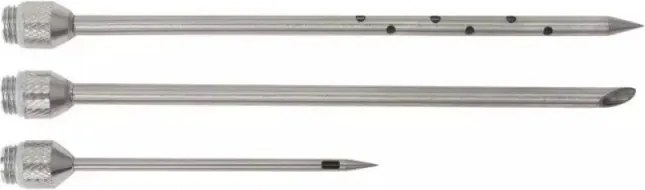 Seringa pentru marinat carne Klausberg KB 7842, 60 ml, 3 ace, Otel inoxidabil, Fara BPA, Argintiu