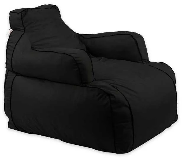 Fotoliu Player Mini Pufrelax, Material Impermeabil - Negru