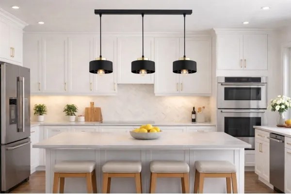 Brilagi - Lustră suspendată pe cablu SPRING 3xE27/60W/230V negru/auriu