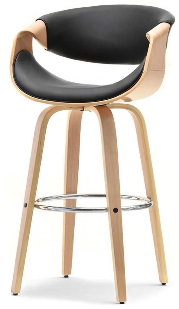 Scaun Bjorn H (stejar negru + crom). 1110650