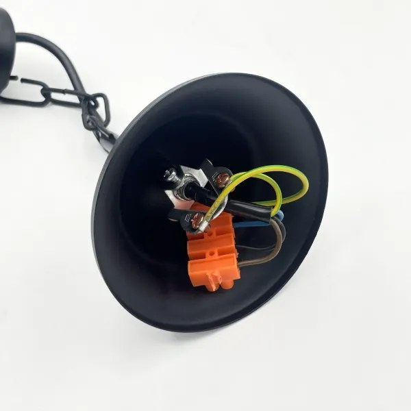 Candelabru pe lanț ANTON 3xE14/15W/230V negru