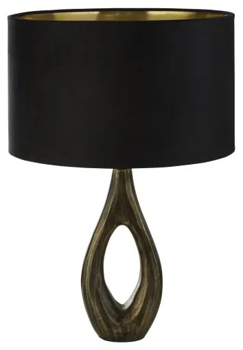 Lampă de masă Searchlight EU86531BK BUCKLOW 1xE27/60W/230V alamă