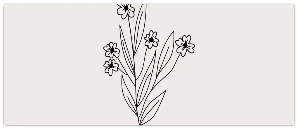 Tablou - Floare de pajiște N⁰1 (120x50 cm)