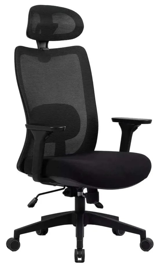 Scaun de birou Bevera Plus, negru