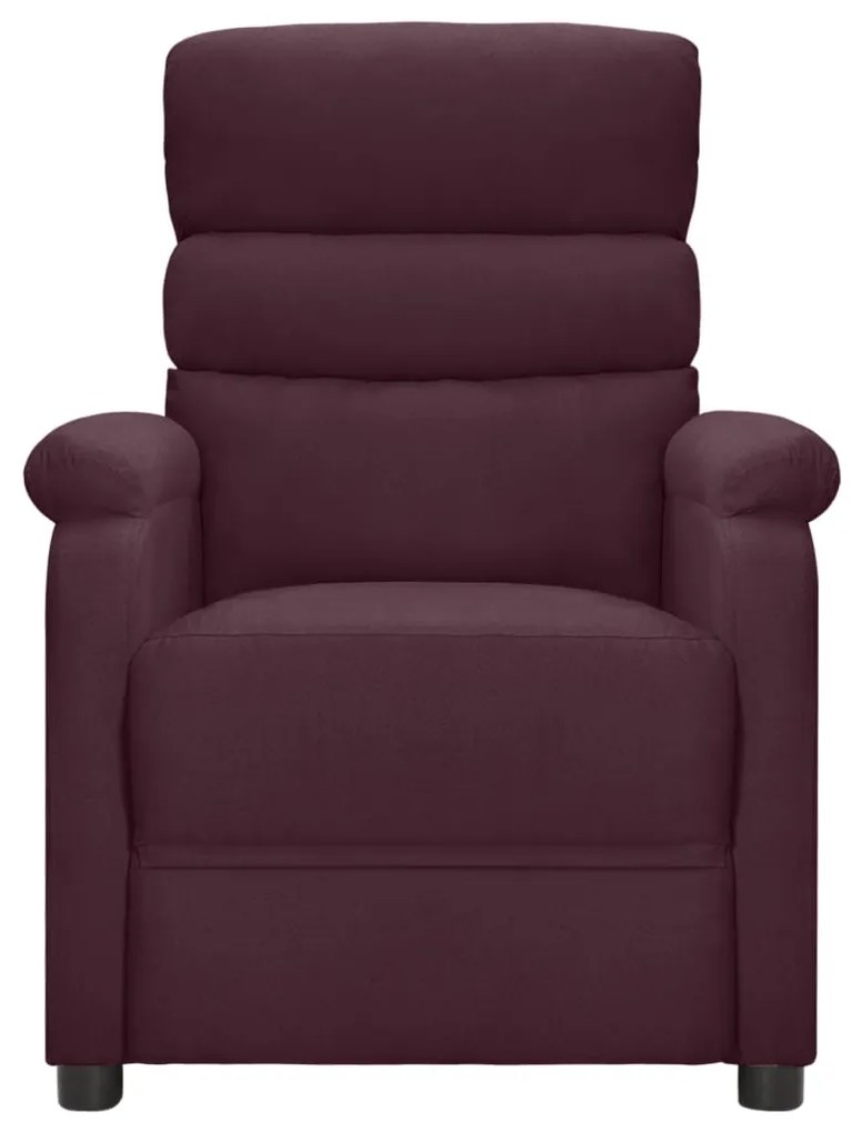 321223 vidaXL Fotoliu rabatabil, violet, material textil