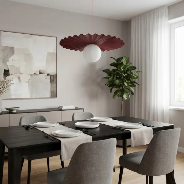 Lustră pe cablu UMBRA, 1xG9/8W/230V, roșie