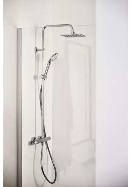 Paravan de dus tip Walk-in Ideal Standard i.life 120x200 cm sticla 8 mm argintiu