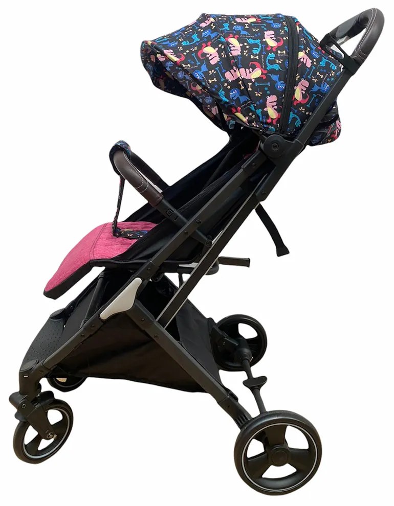 Carucior sport cu pliere compacta tip troller, 6-36 luni, Roz - CPC-23-roz