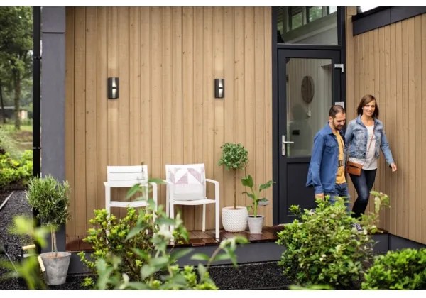 Aplică LED de exterior SHADOW 2xLED/4,5W IP44 Philips 17351/93/P0