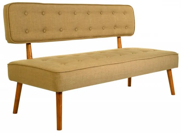 Canapea 2 Locuri, Lemn Solid, Westwood Loveseat, Cafeniu