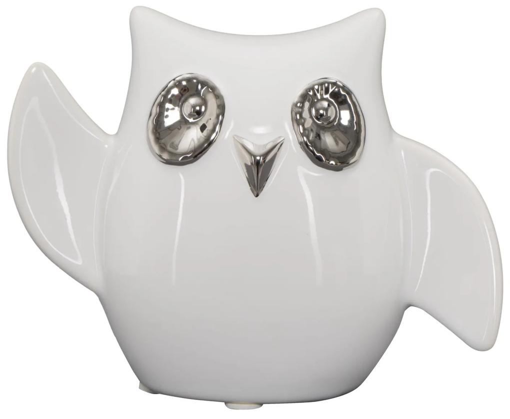 Decoratiune FUNNY OWL -A- (cm) 13X5,5X10,5