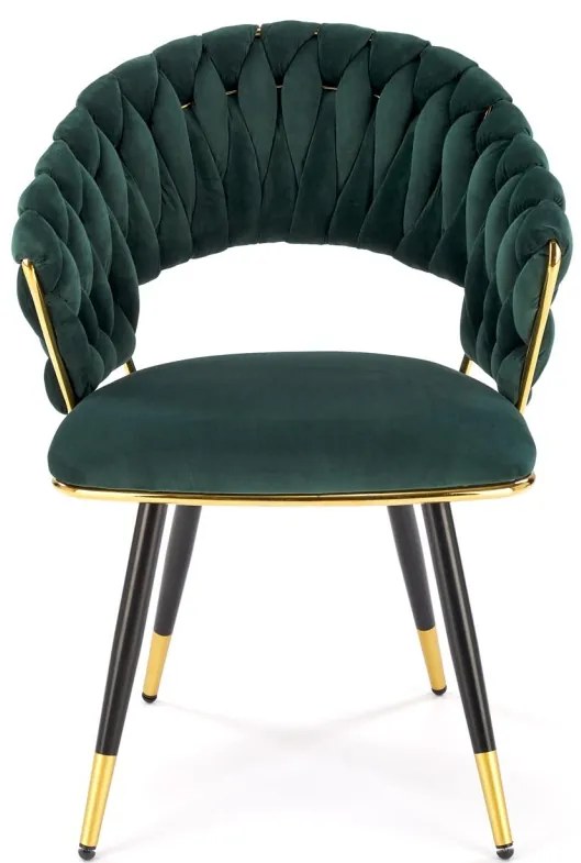 Scaun K551 velvet verde