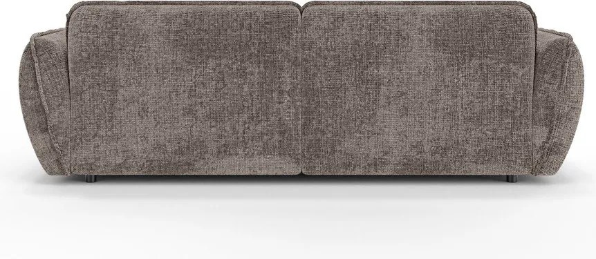 Colțar taupe cu tapițerie din chenille (cu colț pe partea dreaptă/cu șezlong) Nelia – Ropez