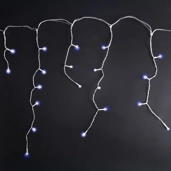 Brilagi - Ghirlandă luminoasă LED de exterior pentru Crăciun, 200 LED, 8 funcții, 13 m, IP44, alb rece