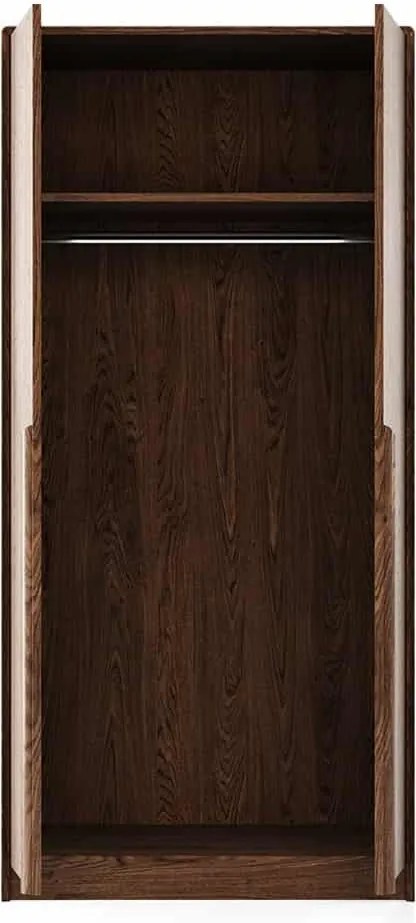 Dulap lemn masiv Bordo 2 usi, 95 × 63 × 200 cm