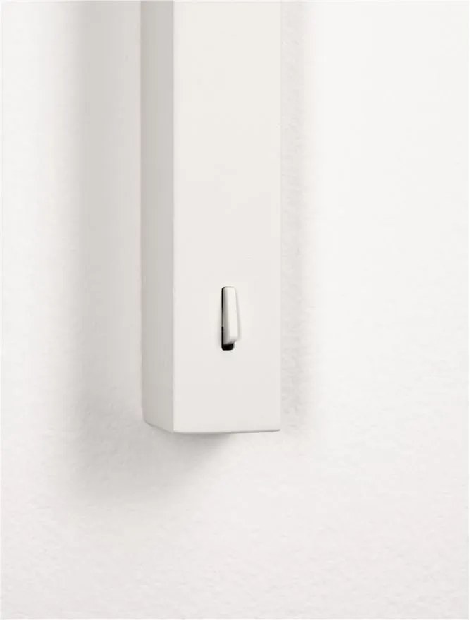 Aplica cu Spot LED directionabil moderna TONDO alb, NVL-9540275