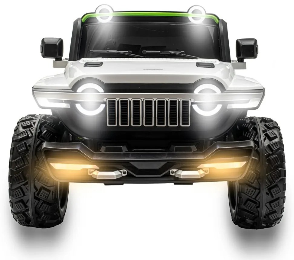 Baby Mix Mașinuță electrică pentru copii Flexible,albă