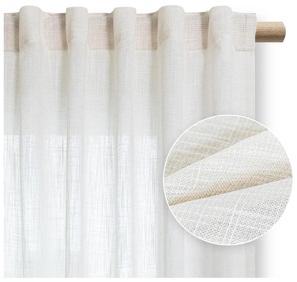 Draperie crem 140x250 cm Valeta – Restilo